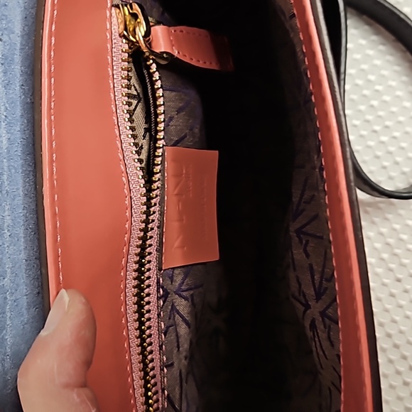 MANU ATELIER MINIBAG CALF LEATHER BLACK/ BLUE/ PINK - Picture 7 of 8